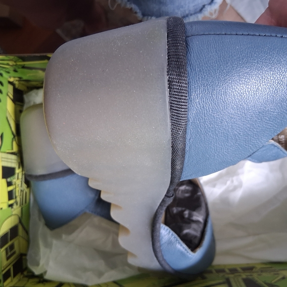 Fly London Blue Women's Flats - Picture 2 of 8